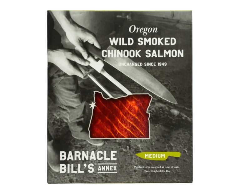 Smoked Chinook Salmon 4 oz. Fillet (Single Pouch)