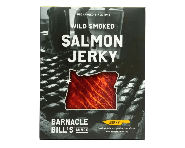 Barnacle Bills Wild Smoked Salmon Jerky Front
