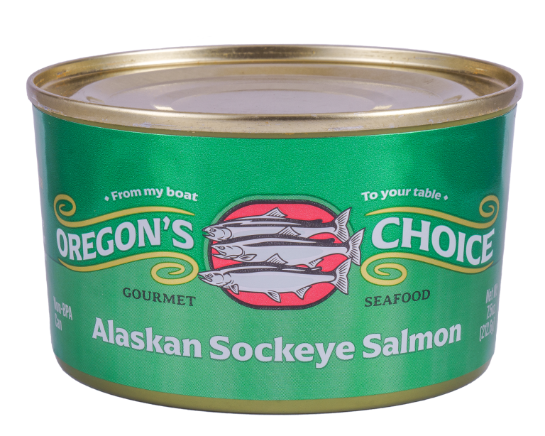 Alaskan Sockeye Red Salmon- Salted 7.5 oz.