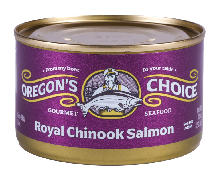 Royal Chinook Salmon Lightly Salted 7.5 oz.