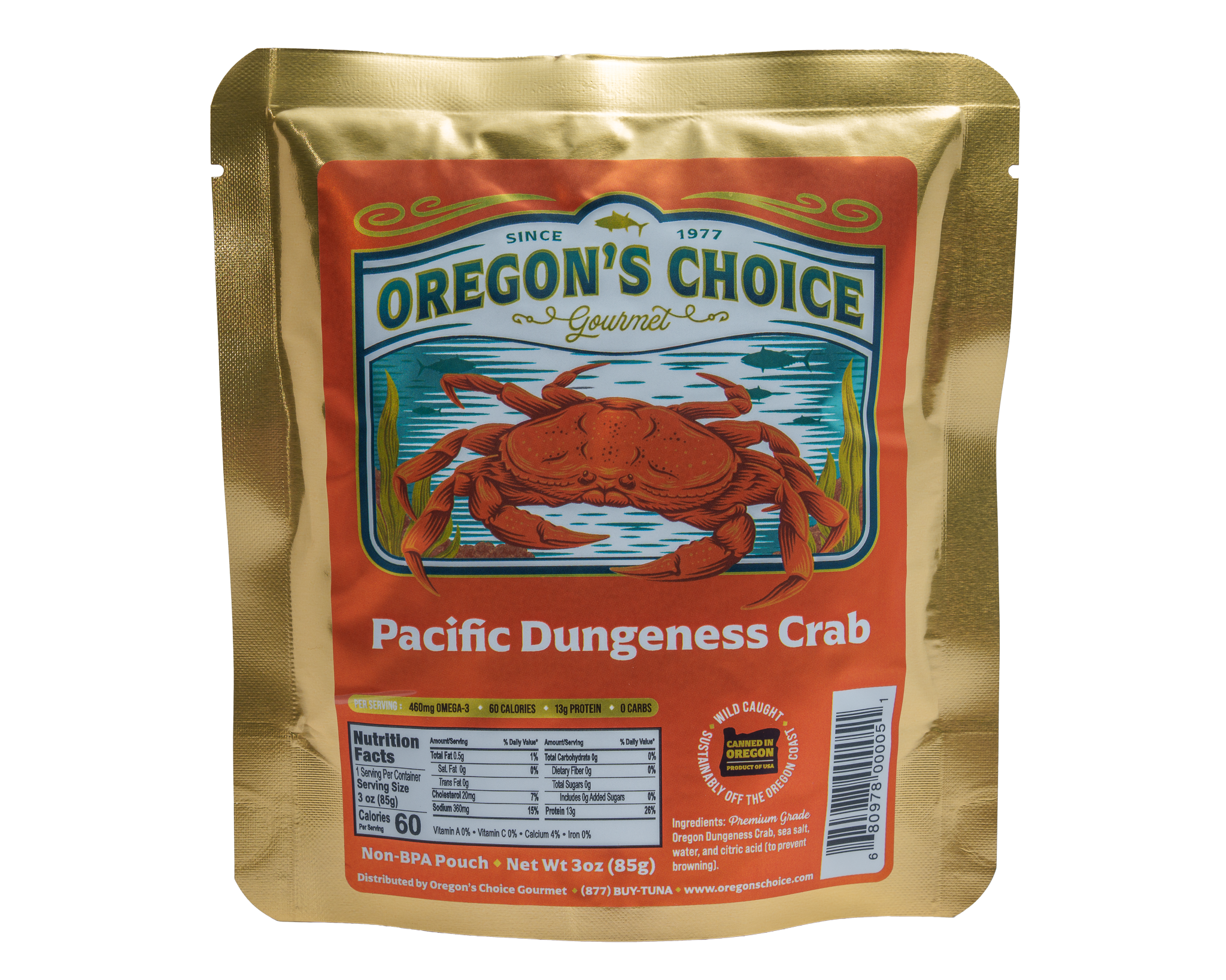 Oregon Dungeness Crab 4 oz.