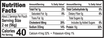Pink Shrimp 4oz Nutrition Facts POUCH (1)