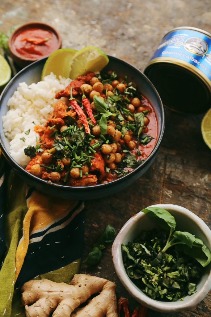 Thai Red Curry Gourmet Albacore with Rice