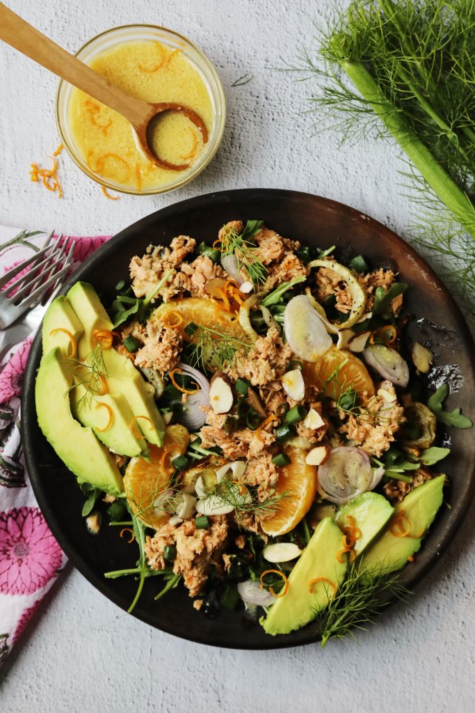 Sesame Garlic Albacore with Bok Choy
