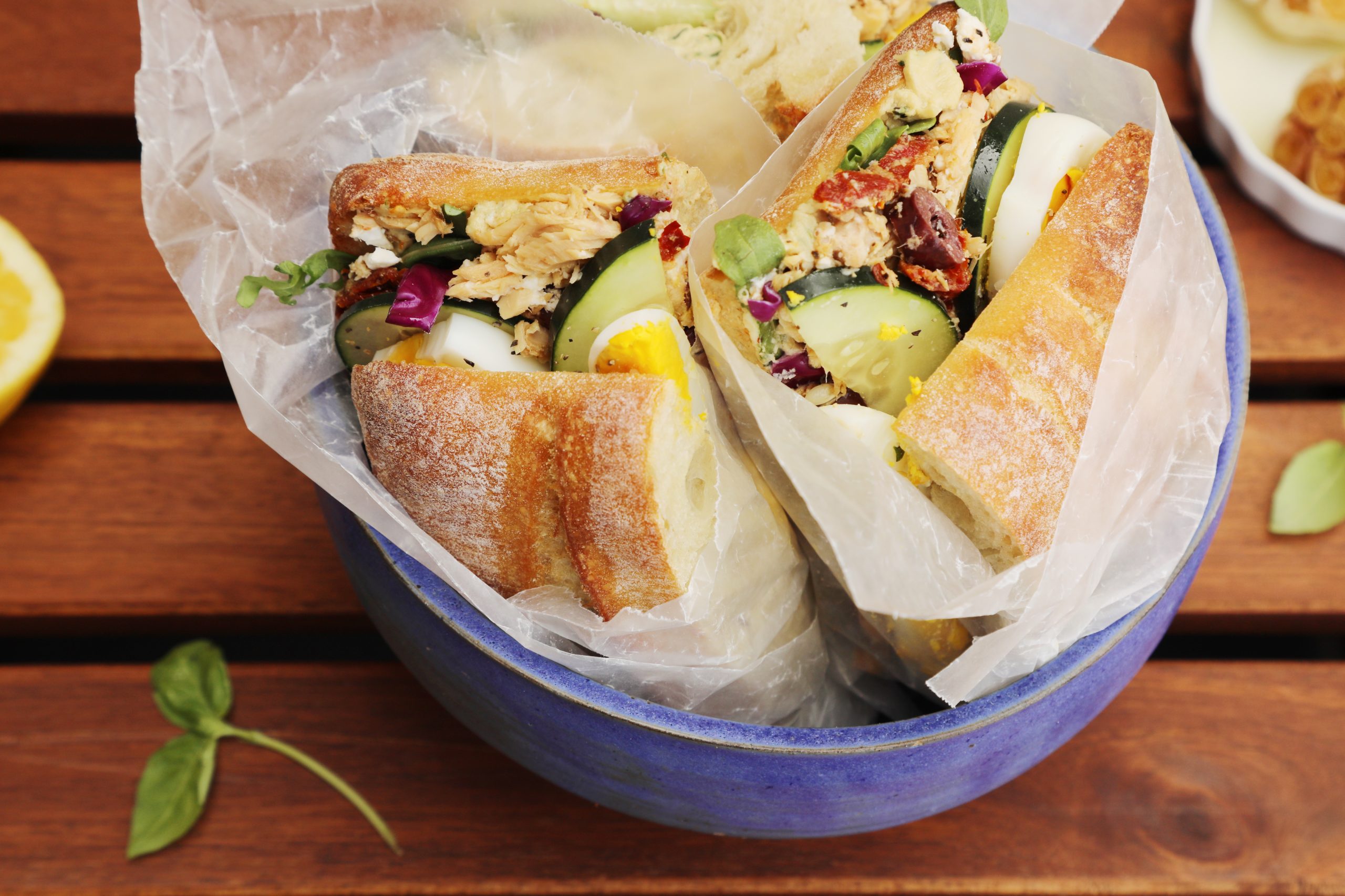 Rustic Italian Albacore Sandwich