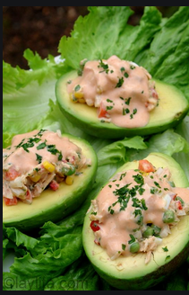 Aguacate rellano con atun 