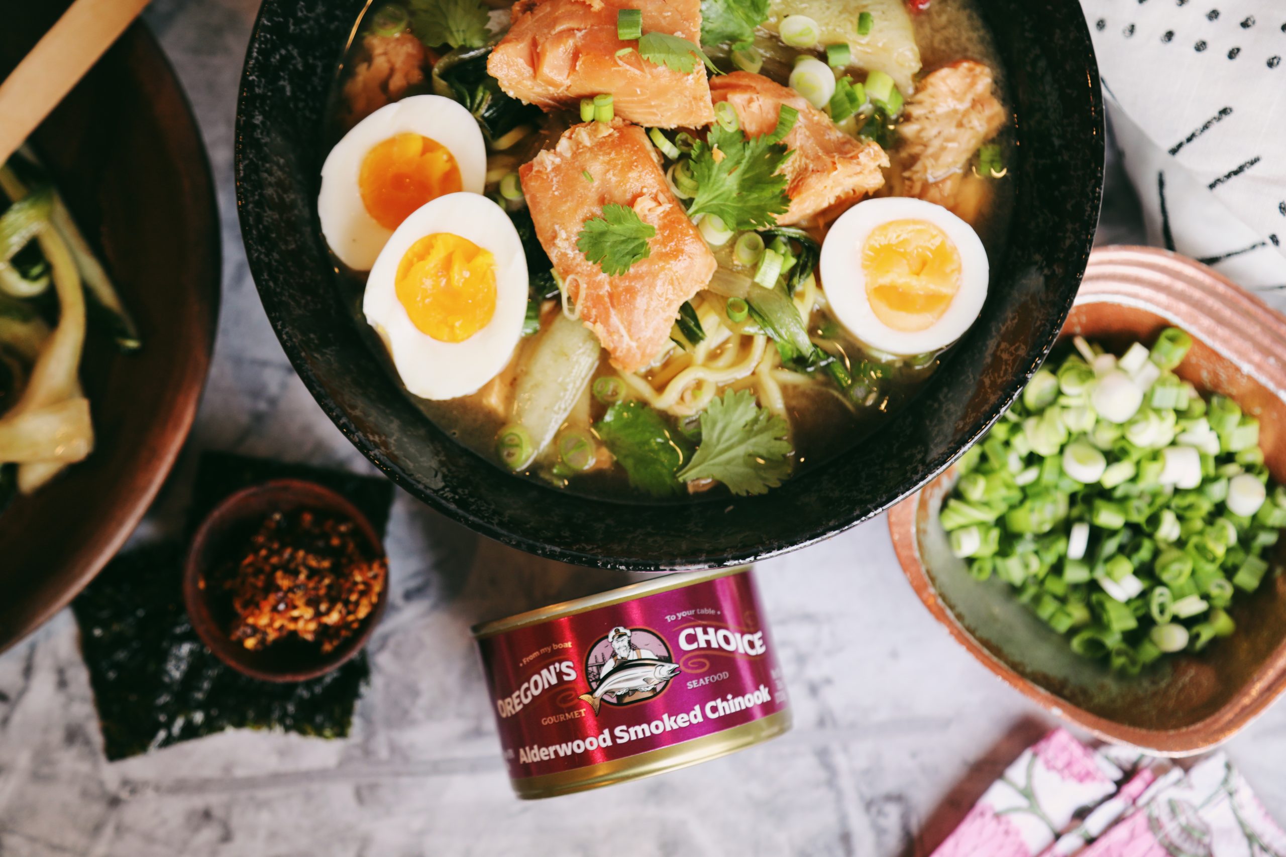 Smoked Chinook Miso Ramen