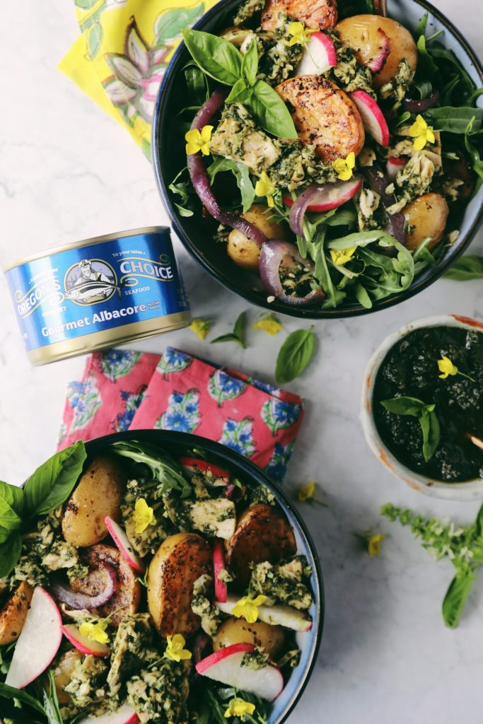 Pesto Potato and Gourmet Albacore Salad